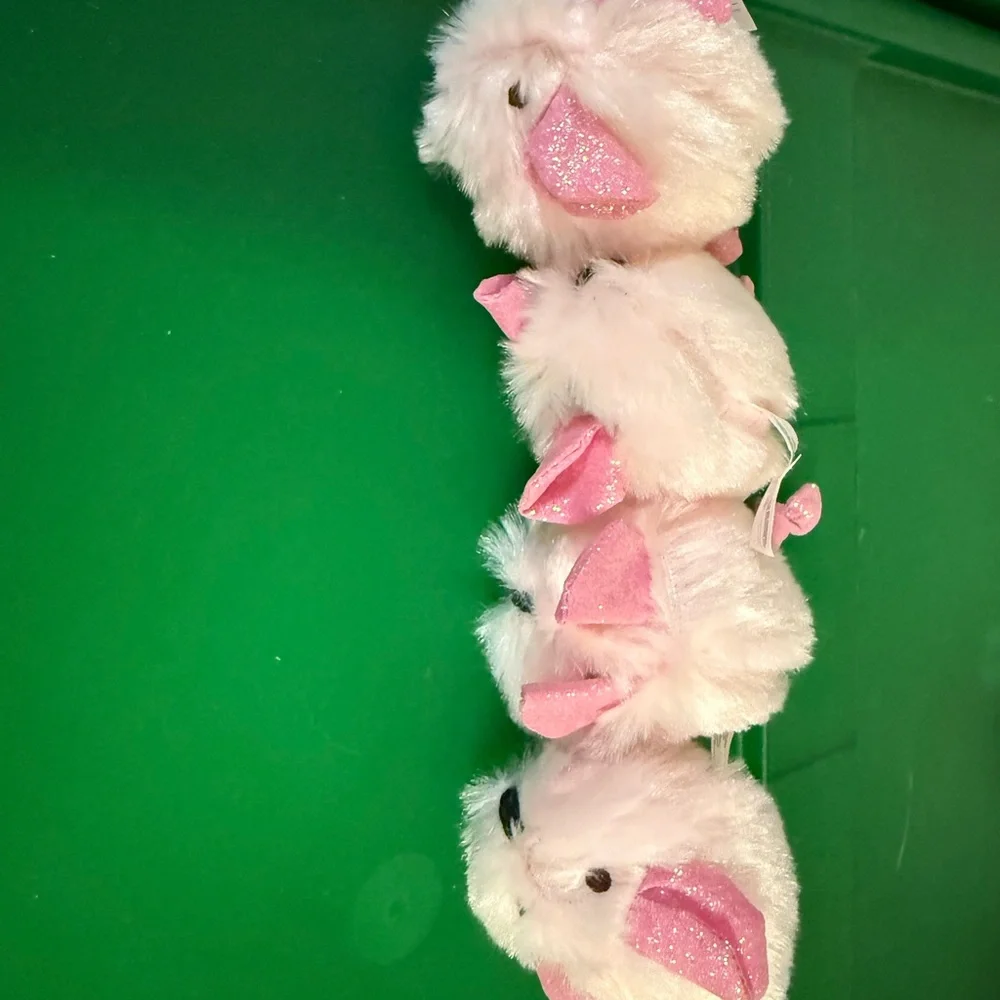 New Cat Pink Mouse Toys Set Of Four